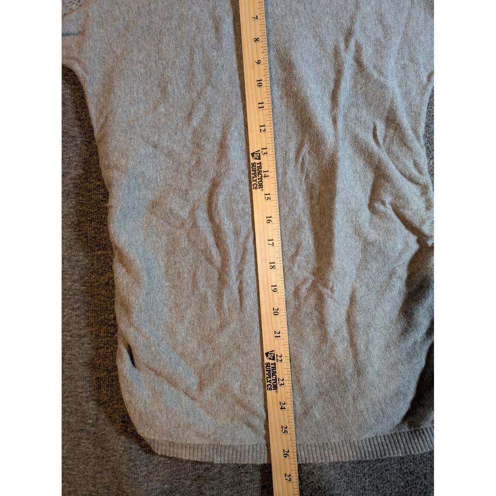 Motherhood Maternity‎ 3/4 Sleeve Lot of 2 Gray & White Sweater size M - Picture 8 of 14
